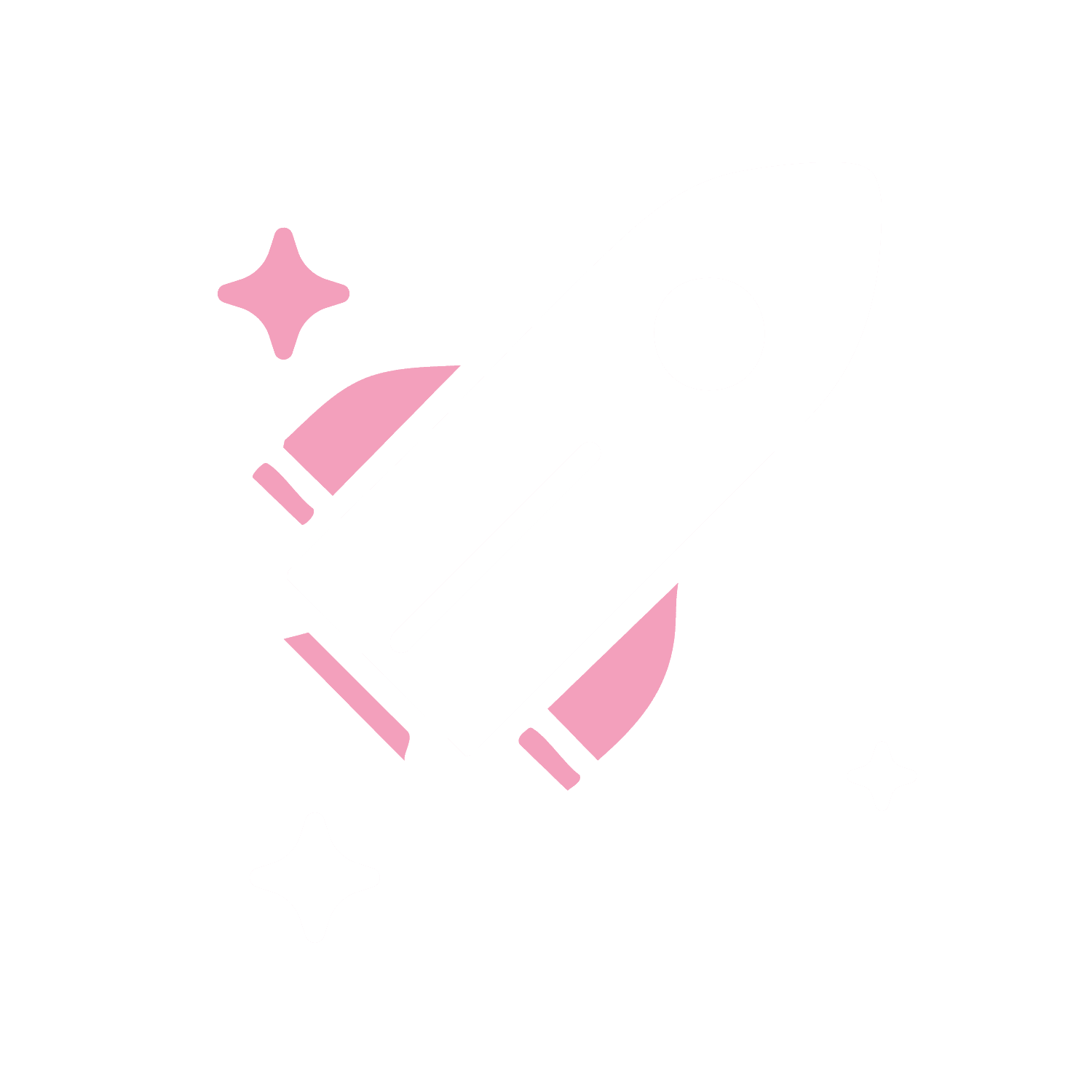 Julia McGinn Virtual Assistant - rocket ship icon